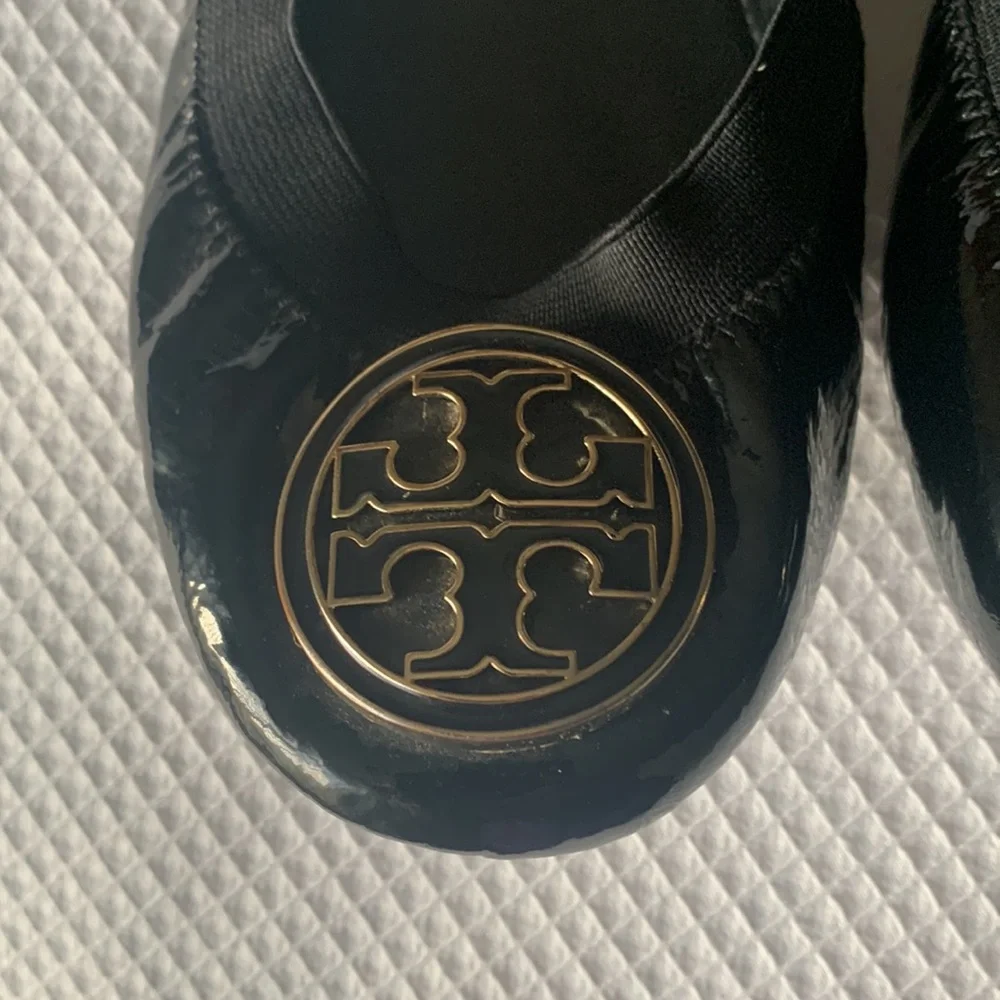 Tory Burch Black Ballet Flats